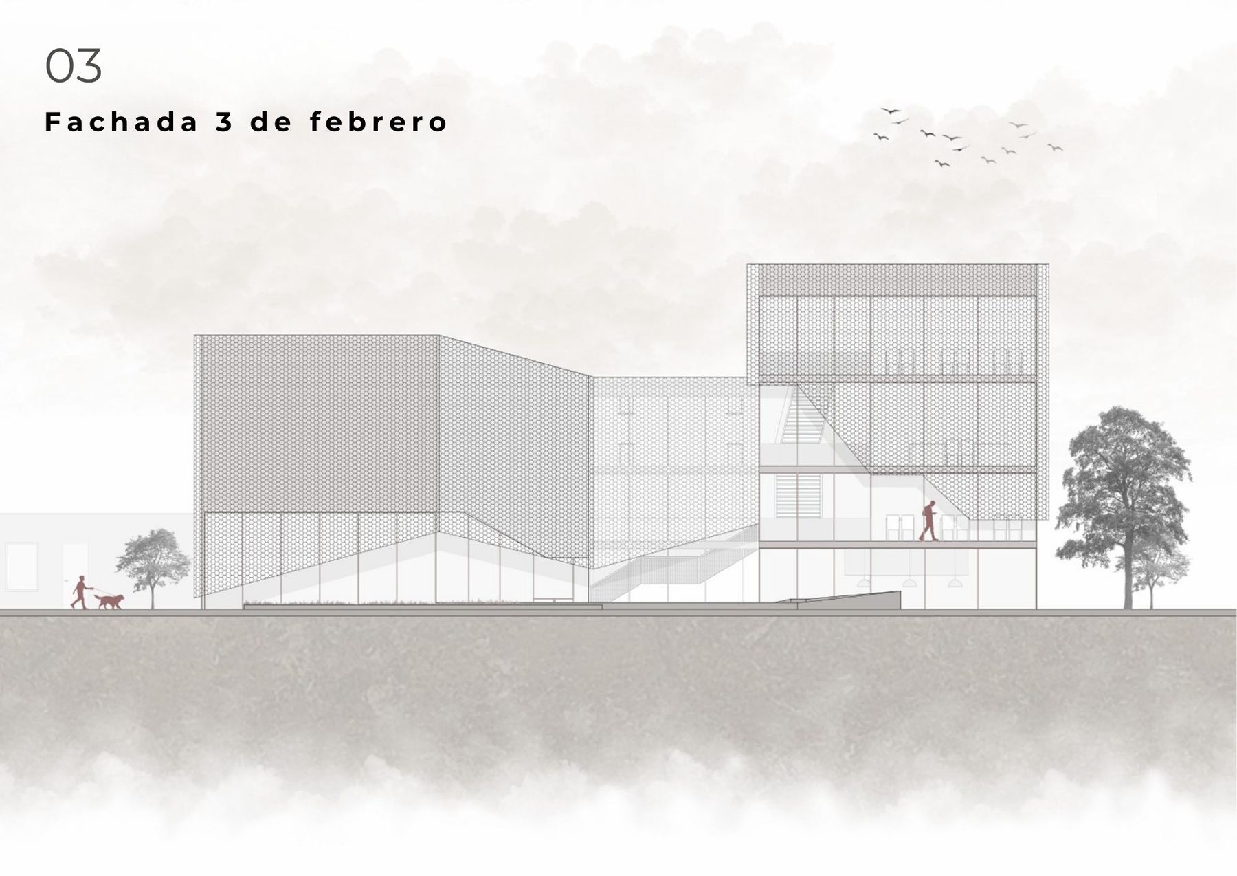 Fachada 3 de Febrero