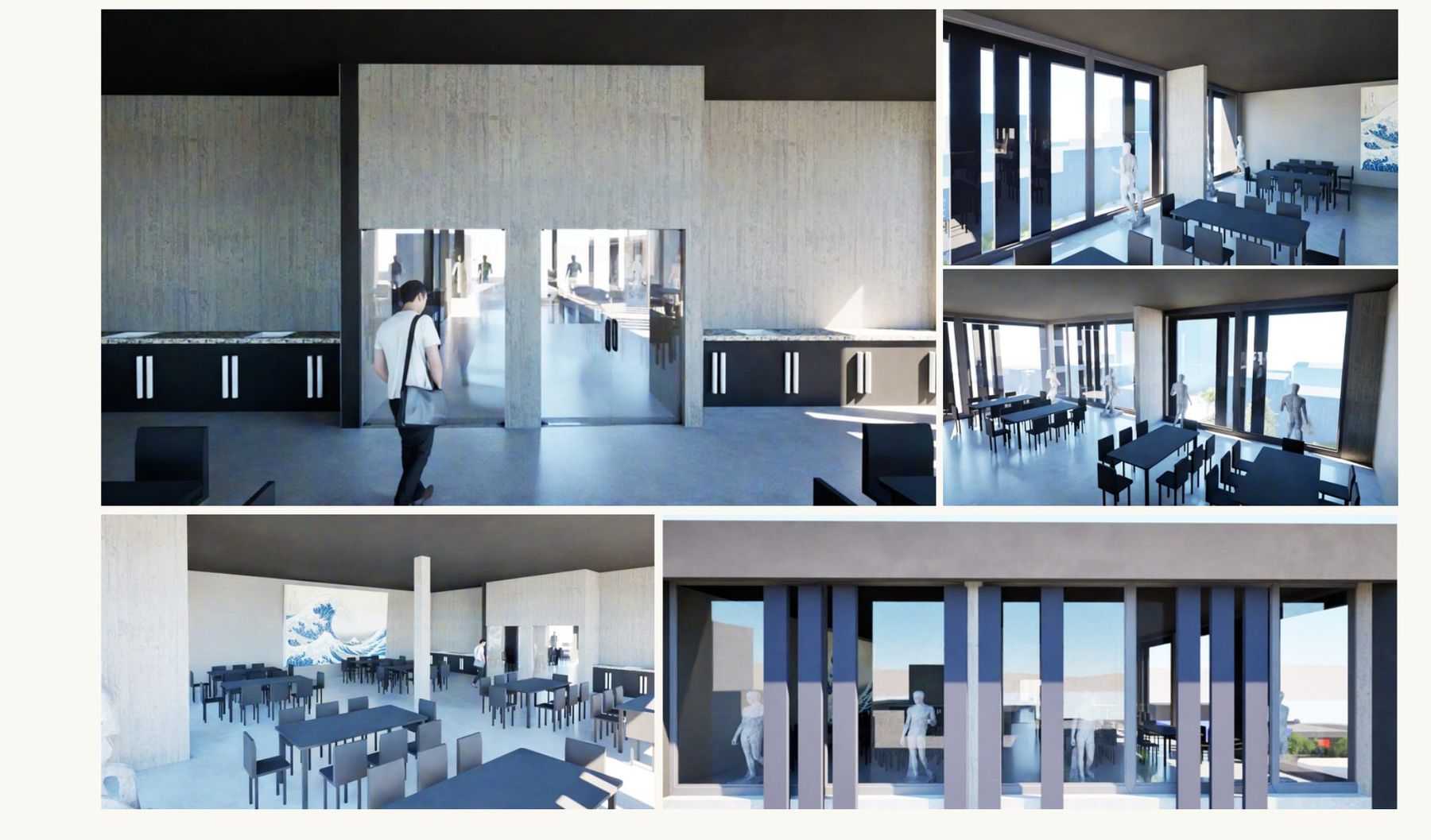 Renders del aula modelo