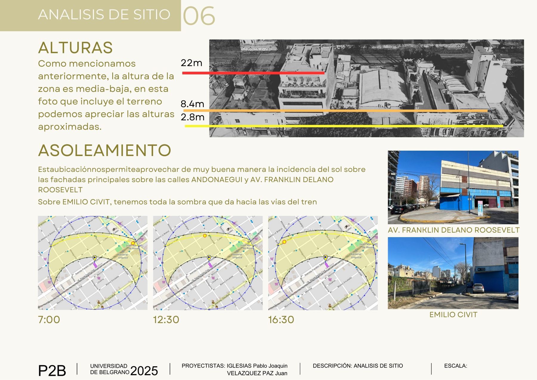 Análisis de alturas y asoleamiento